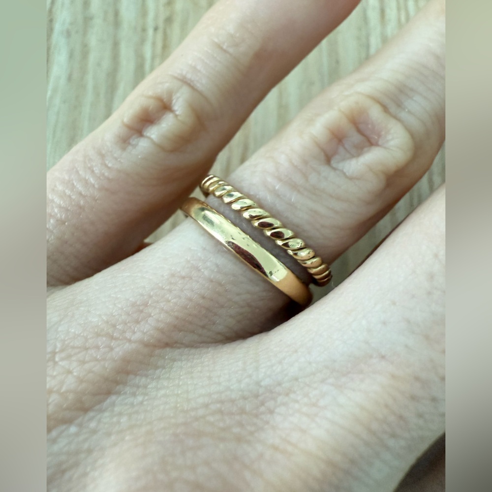 Charles Albert twisted adjustable cuff ring